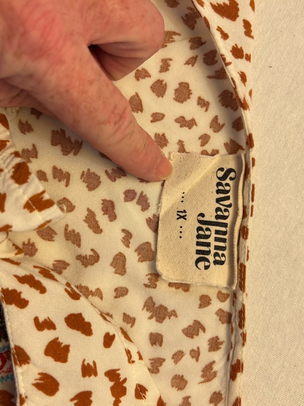 Savanna Jane Cream Embroidered Floral Tunic - Picture 4 of 5